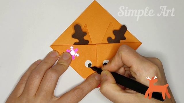 DIY Популярные новогодние закладки для книг своими руками. Простые поделки из цветной бумаги.