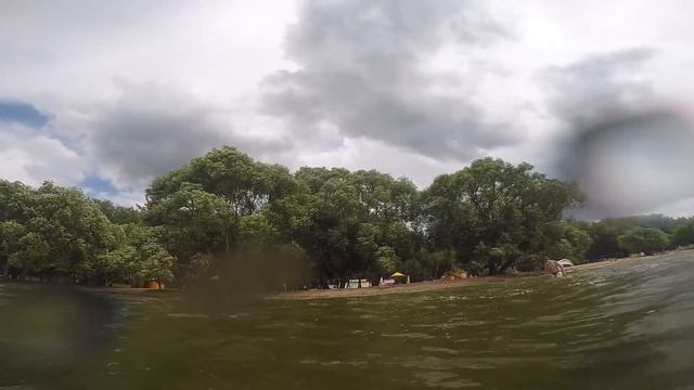 Шикарный отдых на Минском море 5 пляж вид от первого лица с камерой GoPro 4 silver вода цветёт...