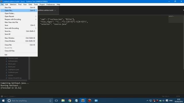 Java : Create Compiler Java in Sublime Text смотреть онлайн