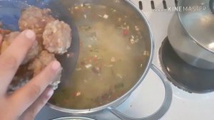 Вкусный суп с тефтельками