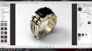 Рендеринг ювелирного изделия кольца KeyShot 5