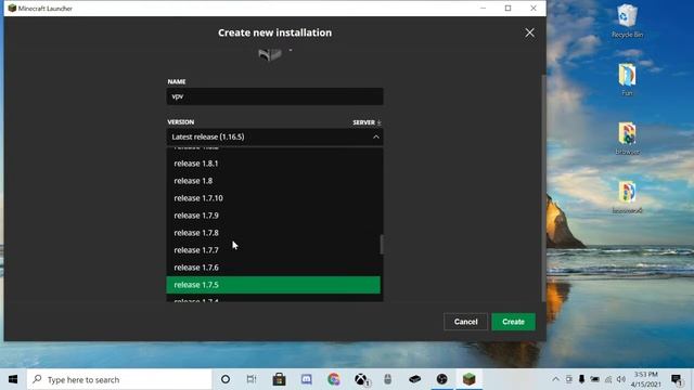 How to change your Minecraft version (JAVA ONLY) смотреть онлайн