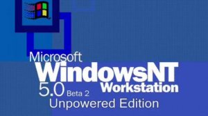 Windows NT 5.0 beta 2 unpowered edition startup sound