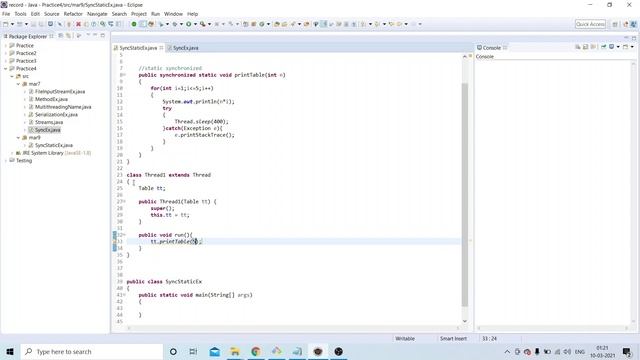 #78 Synchronized static mutlithreading java #interviewquestion смотреть онлайн