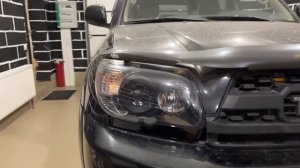 Toyota 4 runner - тюнинг фар, замена линз, диодные Competizione 4k