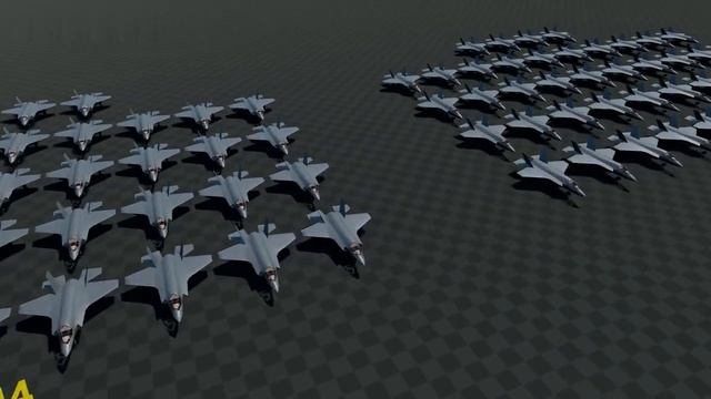 Страны по Количеству Истребителей