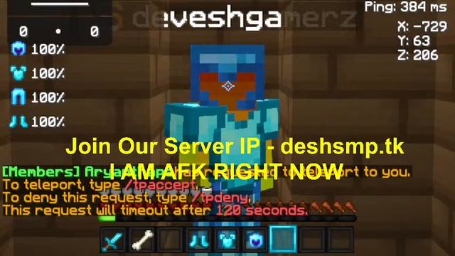 24/7 Public Smp / Server - Java + Pocket / Bedrock Edition | Minecraft Live | Devesh Gamerz смотреть онлайн