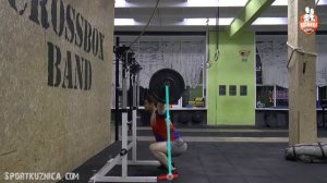 Приседания со штангой над головой