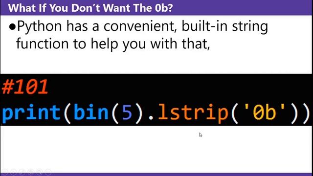 Python Bin Function | Python Program To Convert Numbers To Binary смотреть онлайн