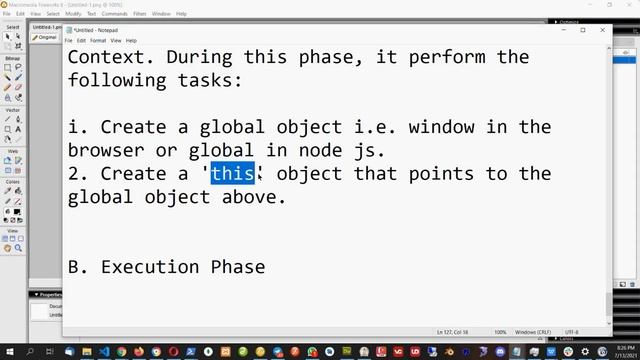 Lesson 5: 2021 07 13 javscript binary global execution
