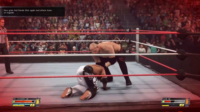 WWE 2K22 showcase match 5 complete all objectives Rey Mysterio vs Kane at Cyber Sunday смотреть онлайн