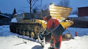 ГЕНЕРАЛ МОРОЗ остановил БМП  / ПОЖАР в моторном отсеке