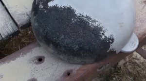 Как очистить старую грязную сковородку за 1 минуту.