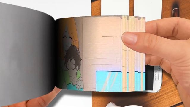 Flip Book | Anime Alex and Steve life - Minecraft anime 30 смотреть онлайн