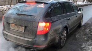 Skoda Superb 3.6  выхлоп,удаление резонатора