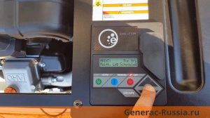 Как посмотреть пробег (наработку) Generac?