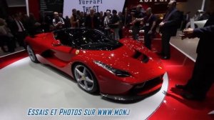 Ferrari LaFerrari en première mondiale au salon de Genève