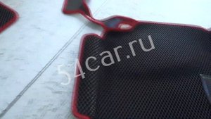 Toyota highlander eva коврики с бортиками