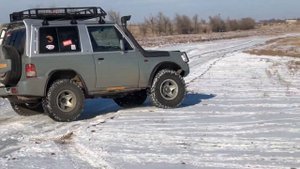 Hyundai Galloper испытание шин Comfoster CF3000 зимой
