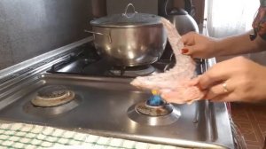 Как правильно опалить  утку  на газовой конфорке