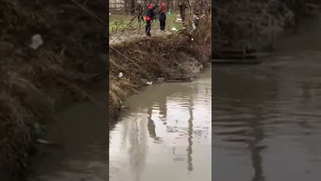 Рыбалка продолжается.  Во всех канализациях Новороссийска 08.01.2019