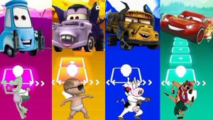 Tiles hop edm rush 🆚 guido 🆚 mater 🆚 mcqueen 🆚 miss fritter
