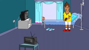 Неймар смотрит полуфинал  Бразилия   Германия 1 7 720p