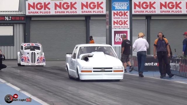 DIESEL POWERED CHEVROLET S10 PICKUP - 1/4 MILE 7.82 @ 179mph смотреть онлайн