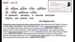 ГДЗ 4 класс, Русский язык, Упражнение. 20   Канакина В.П., Горецкий В.Г., Учебник, 2 часть