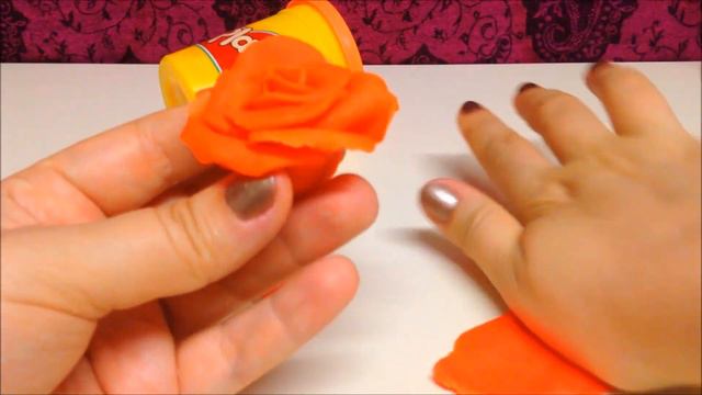 РОЗА из пластилина DIY // лепим сами из Play-Doh § Тигрёнок ТВ