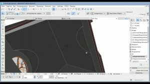 Редактирование крыши в ArchiCAD