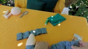 Как сшить юбку шорты для куклы  Без ВЫКРОЙКИ. 2 варианта