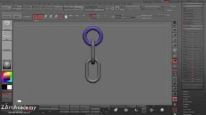 How to make chain brush in zbrush.