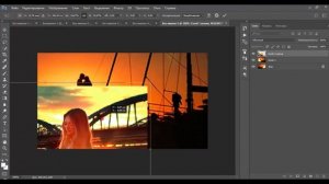 Как как соединить два фото с плавным переходом Уроки фотошоп