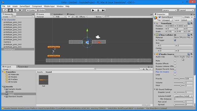 Unity 2D - Coin sound on trigger enter CSharp and Javascript