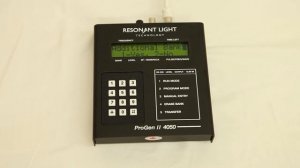 Resonant Light PERL M+ ProGen Function Generator Usage