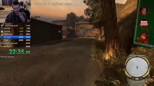 Postal 2: Impossible Any% Speedrun | 41:48 (39:44 Loadless)