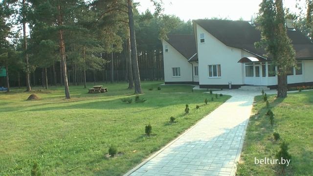 Дом охотника Крупский - территория и природа, Отдых в Беларуси смотреть онлайн