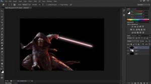 Photoshop Tutorial - Create Kylo Ren’s Crossguard Lightsabre Star Wars