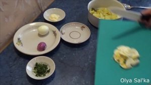 #Салат "Простой" с соленым огурцом и яйцами.# Видеорецепт.