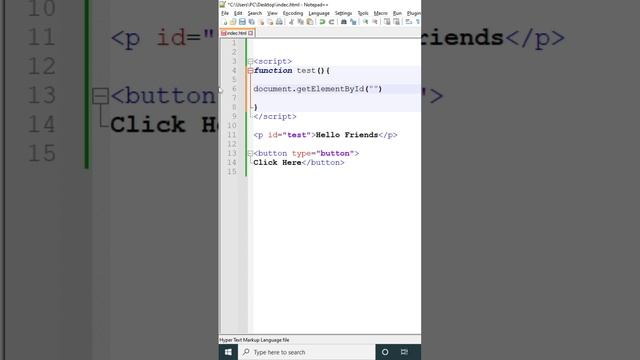 How to replace or change text using javascript #javascripttutorials #javascript #javaprogramming