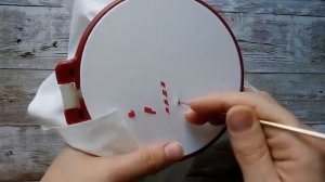 Уроки вышивки. Тамбурный шов крючком.