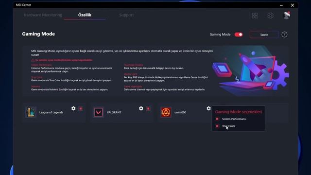 MSI Center Programı Windows 11 Kurulum ve İnceleme 2022