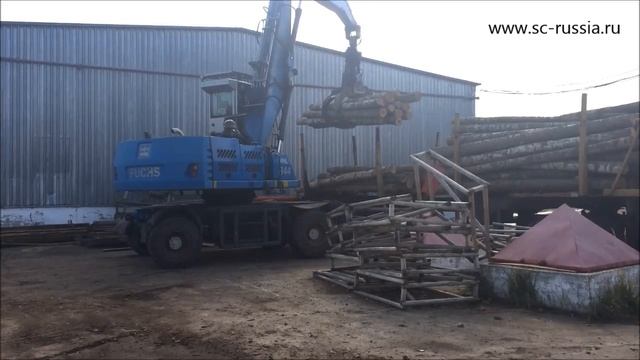 Мобильный погрузчик FUCHS MHL344D смотреть онлайн