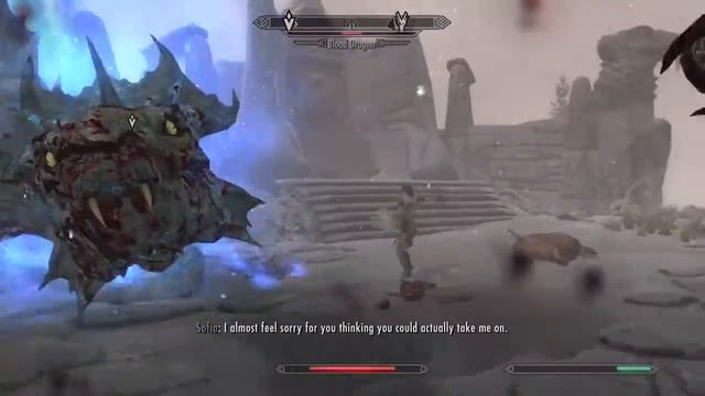 Let's tag team this b##ch - Elder Scrolls V Skyrim Special Edition