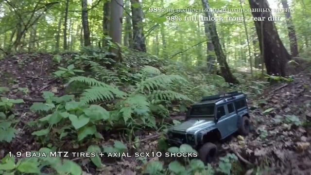 ТЕСТ-ОБЗОР: Traxxas TRX-4 Land Rover Defender 110 деньги на ветер?.. смотреть онлайн
