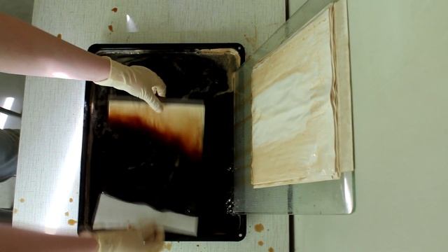 Быстрая покраска листов в кофе смотреть онлайн