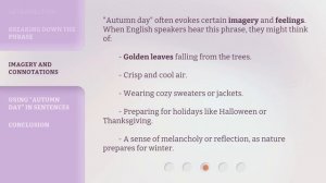 Understanding "Autumn Day"