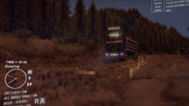 Spin Tires - SCANIA LOGGING/TIMBER truck completed! :) смотреть онлайн