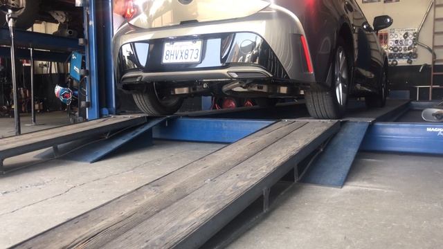 2019 Corolla E210 Hatch muffler delete! смотреть онлайн